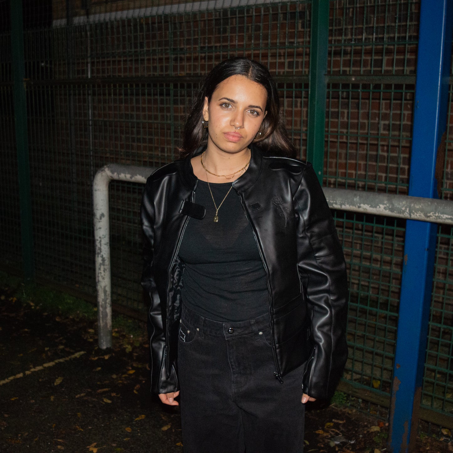 BLACK LEATHER JACKET